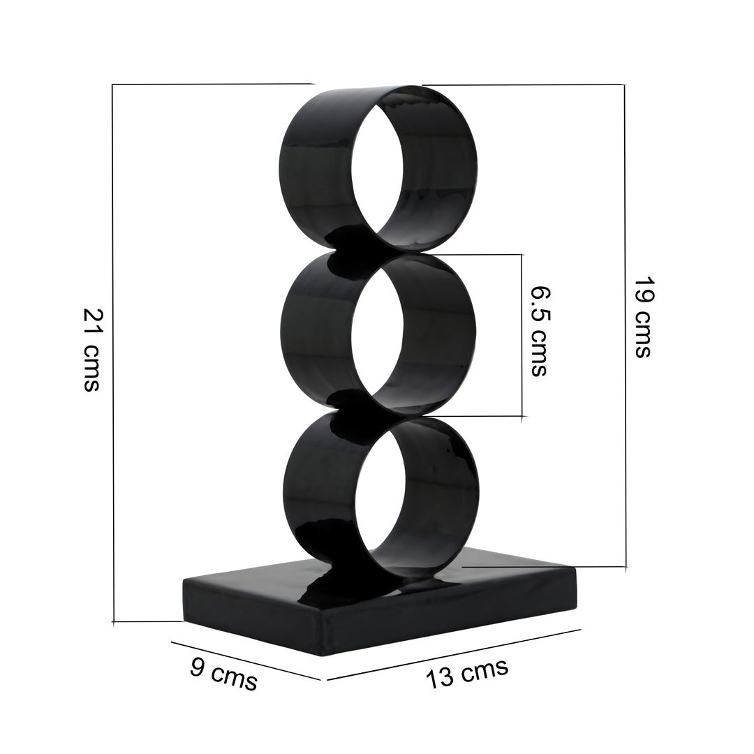Black Towel Stand - Small