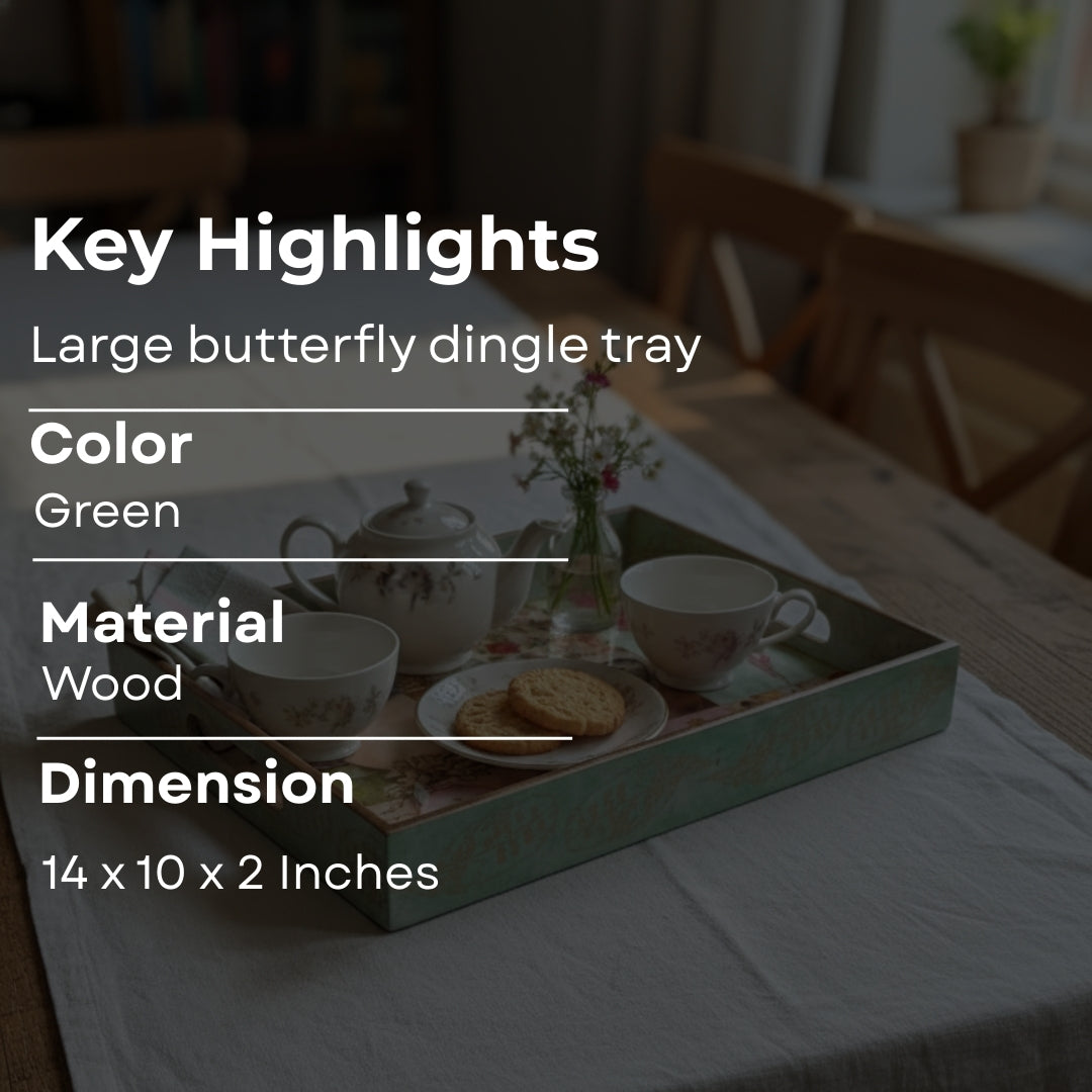 large butterfly single tray