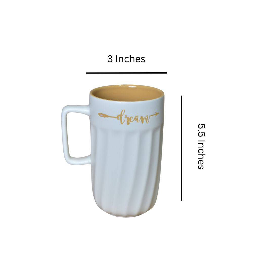 Dream Ceramic Mug - White