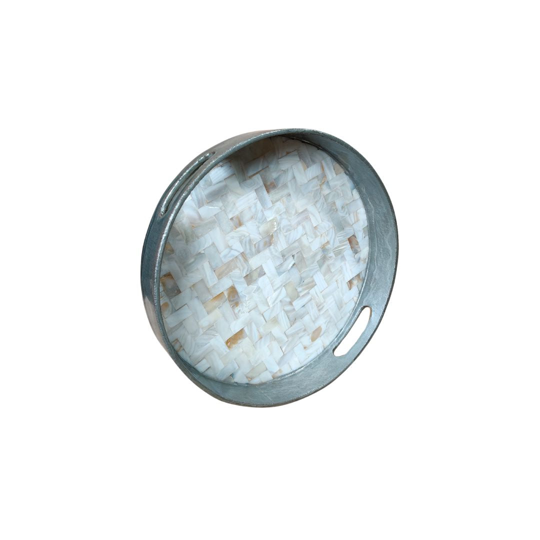 Round Tray - Mother Of Pearl