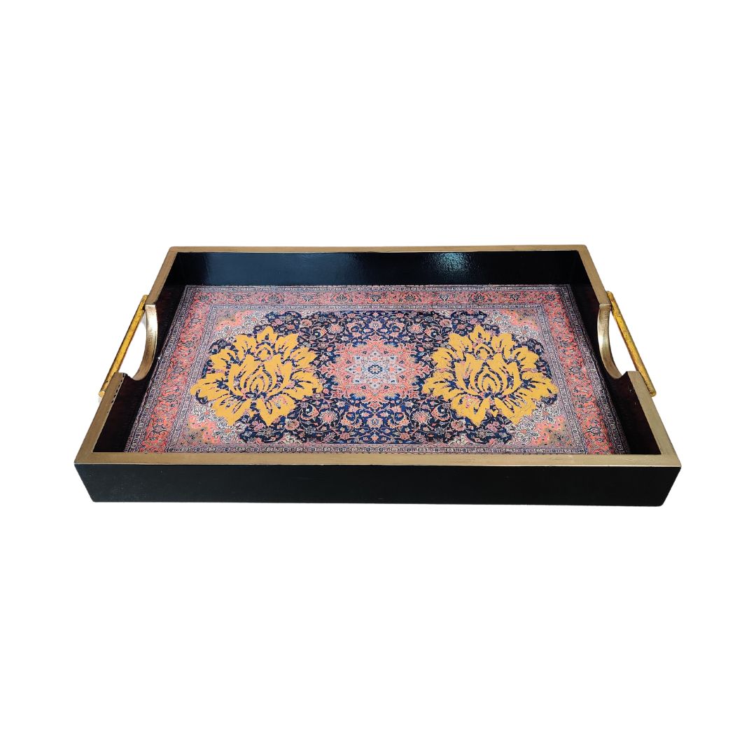 Single Tray - Large Maroon Turkish