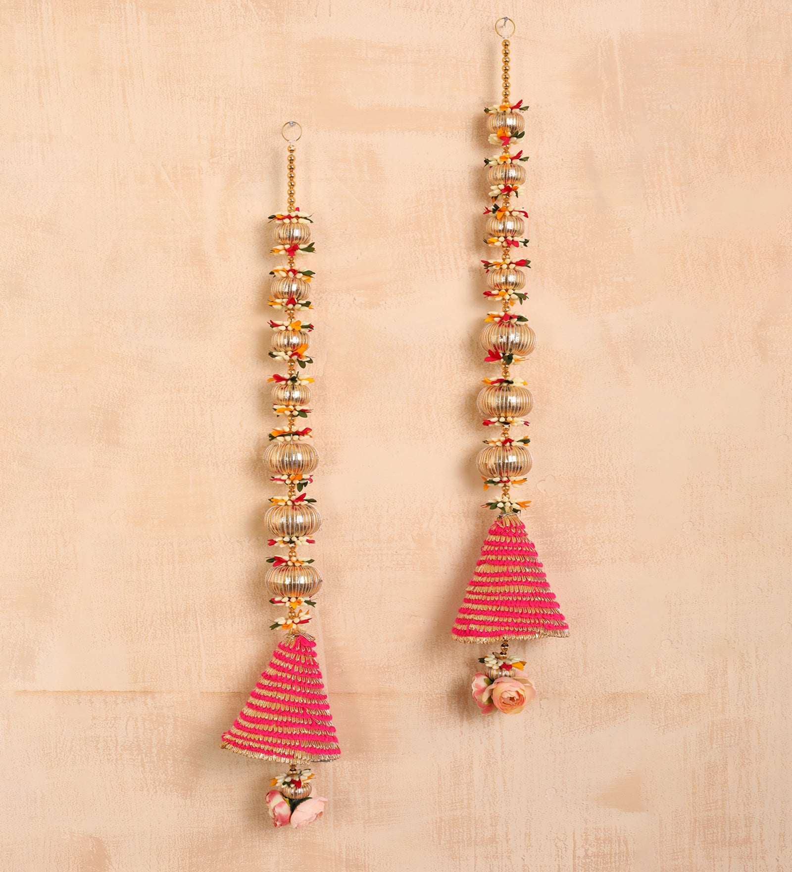 Side Hanging Toran Set Of 2 - Cone