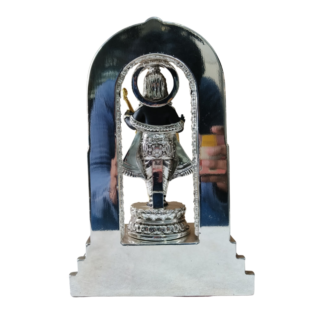 The Home Co- 999 Pure Silver & 24K Gold Plated Divine Lord Ram(Kodanda Rama) Idol