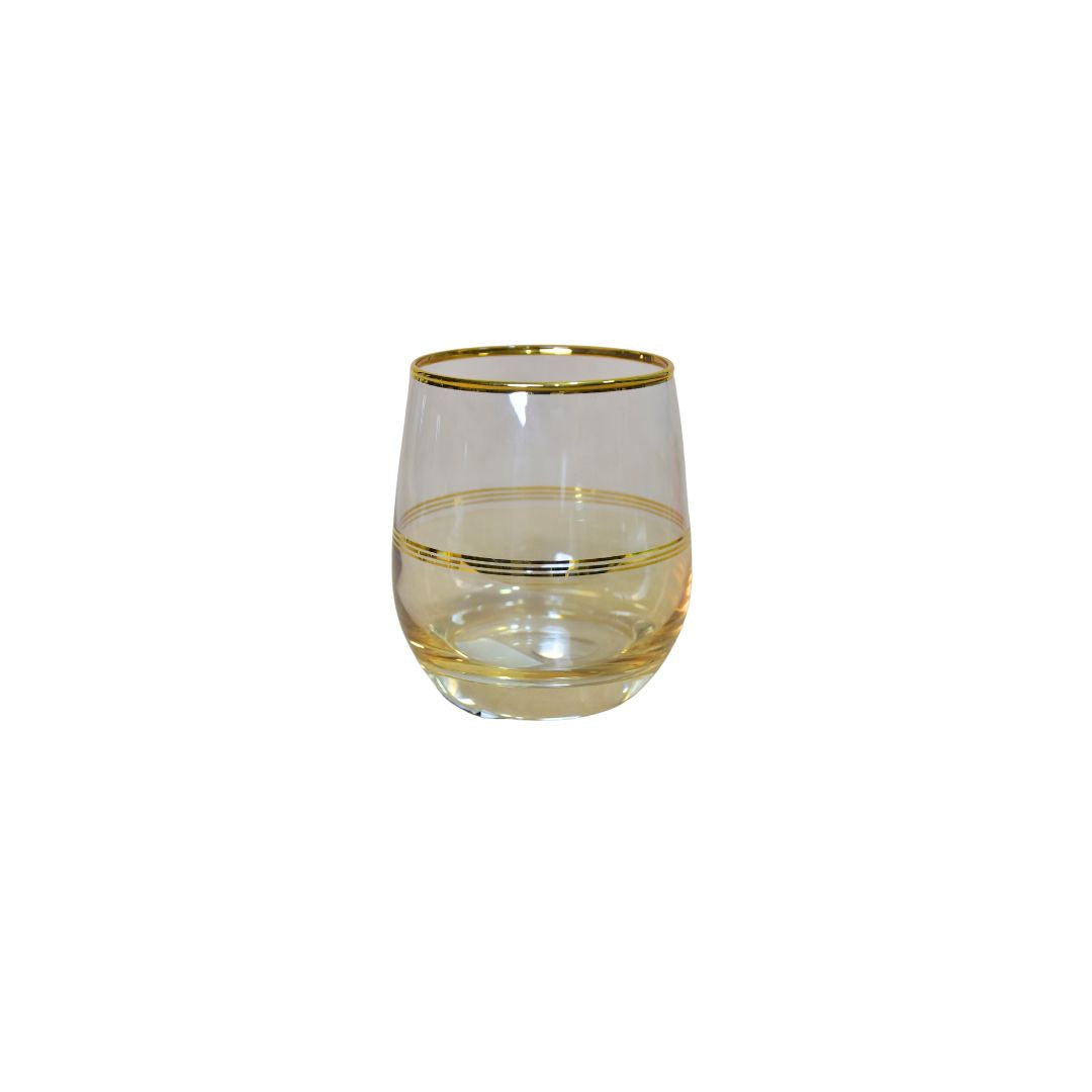 Wine Glass Set Of 6 - Gold Line