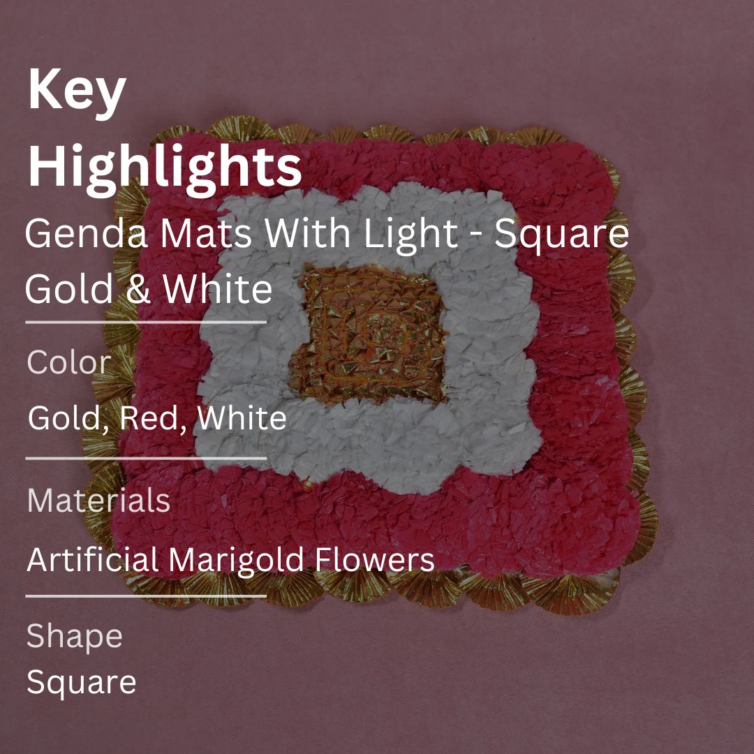 Genda Mats With Light - Square