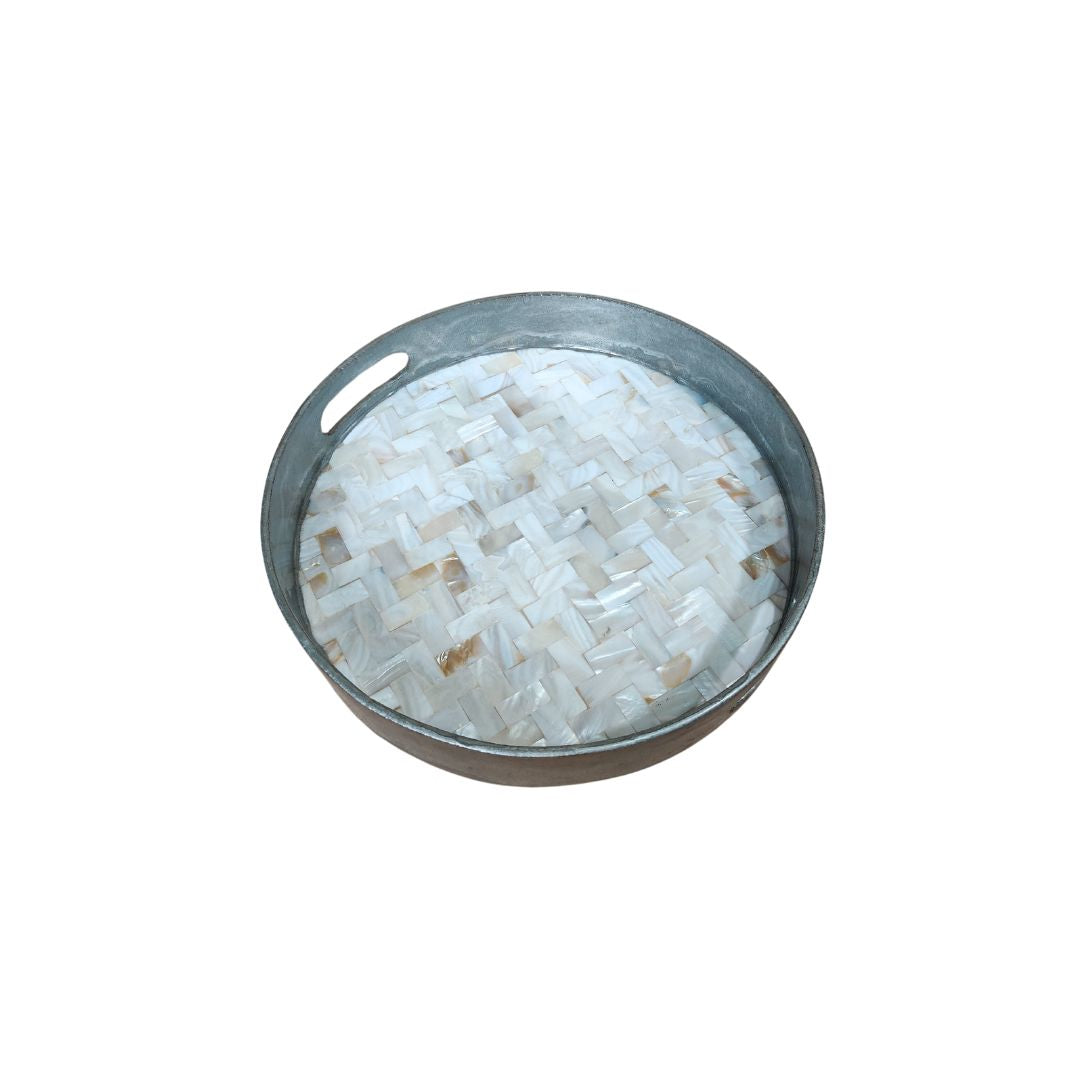 Round Tray - Mother Of Pearl