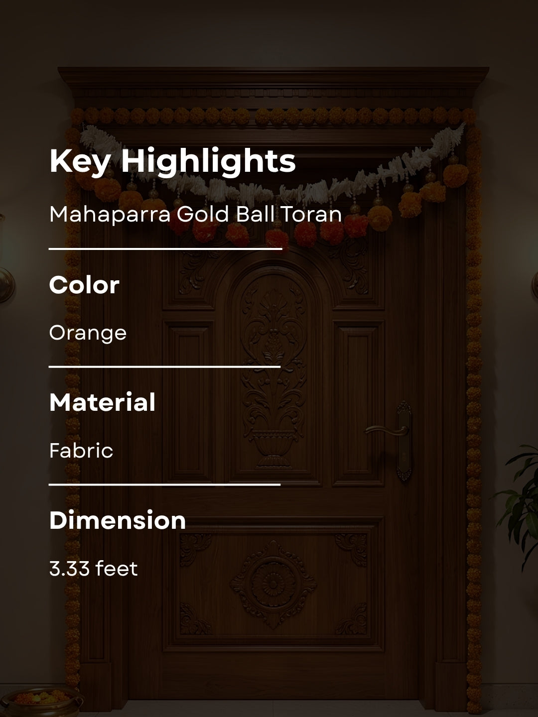 mahaparra gold ball toran