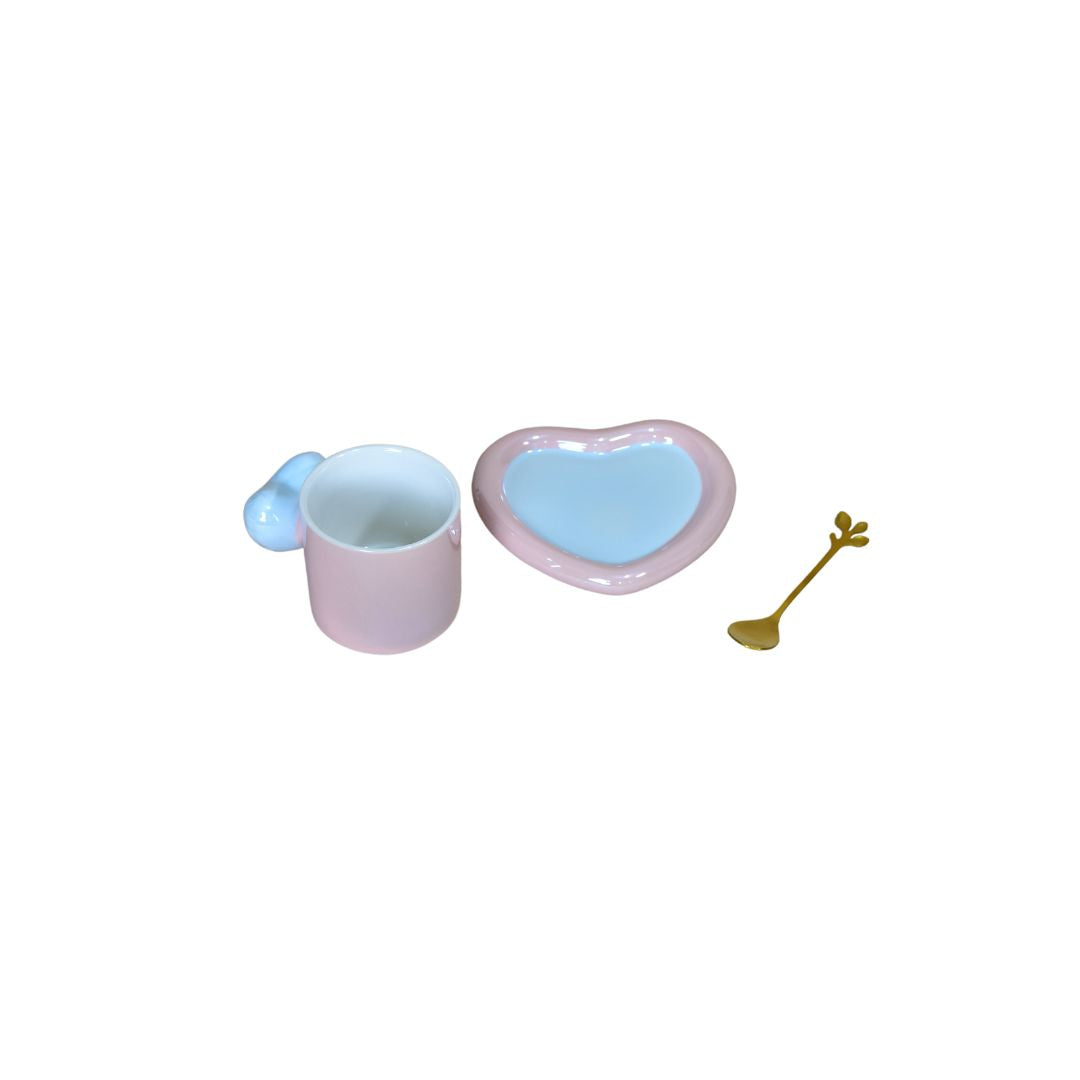 Pink Heart Cup