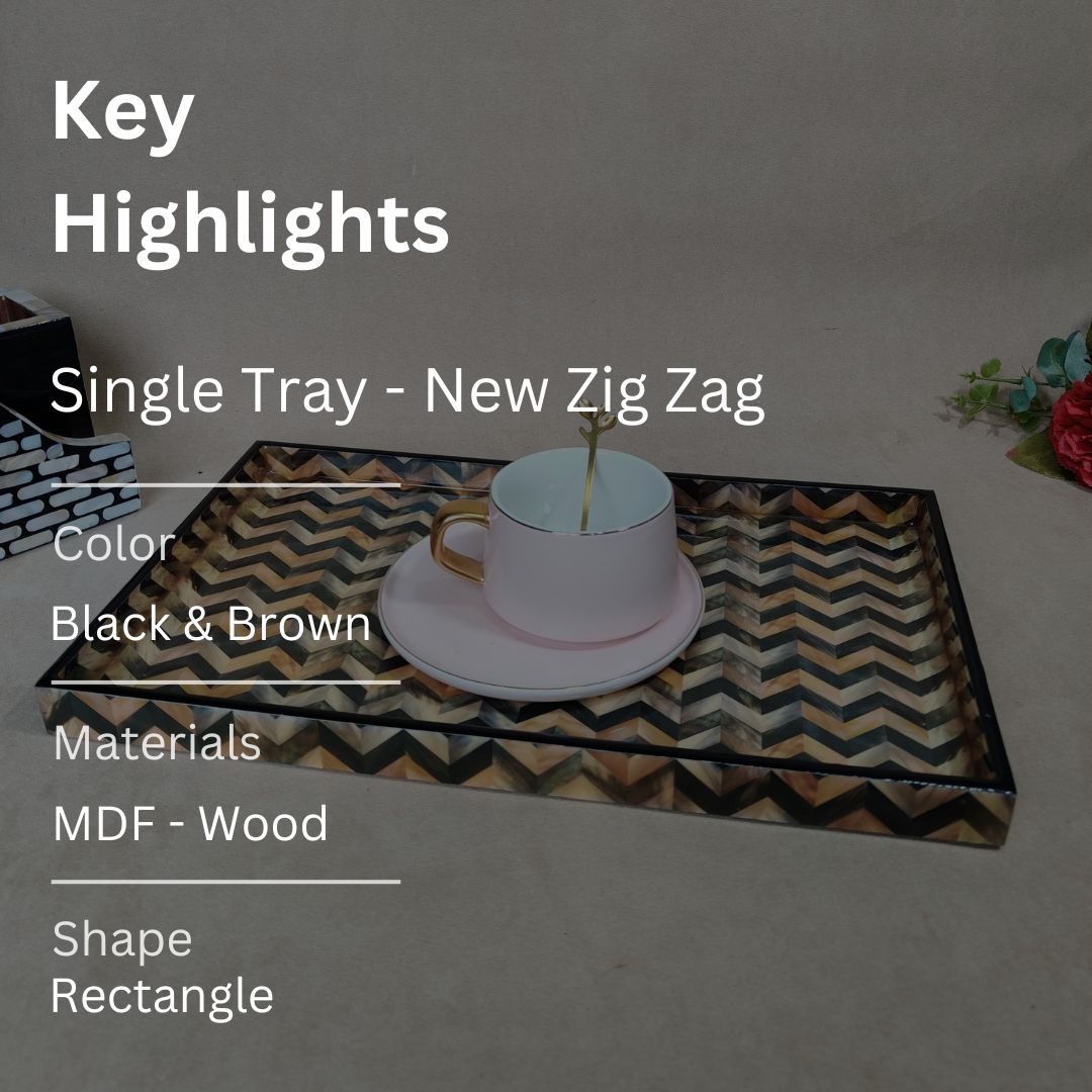 Single Tray - New Zig Zag Medium