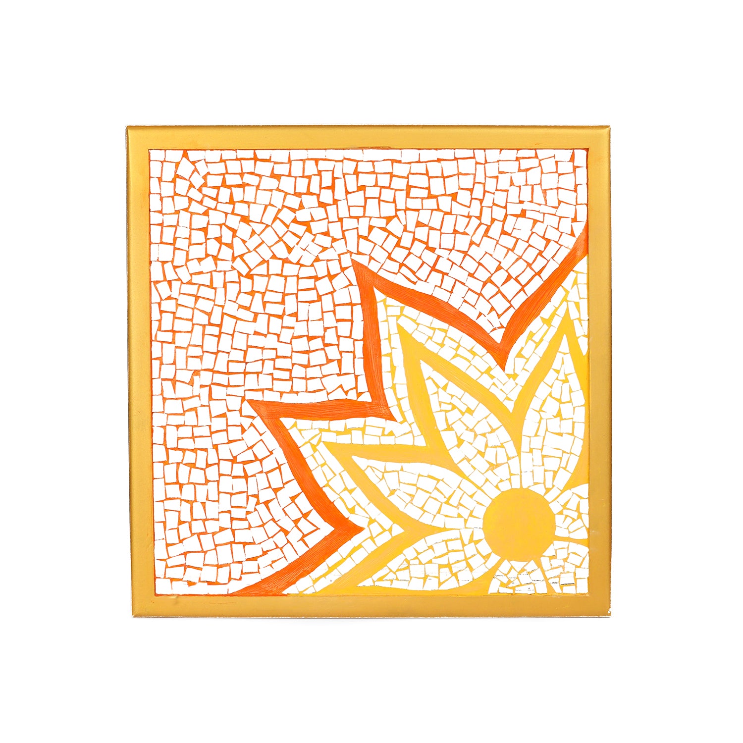 Sunflower Mosaic Chowki 18"