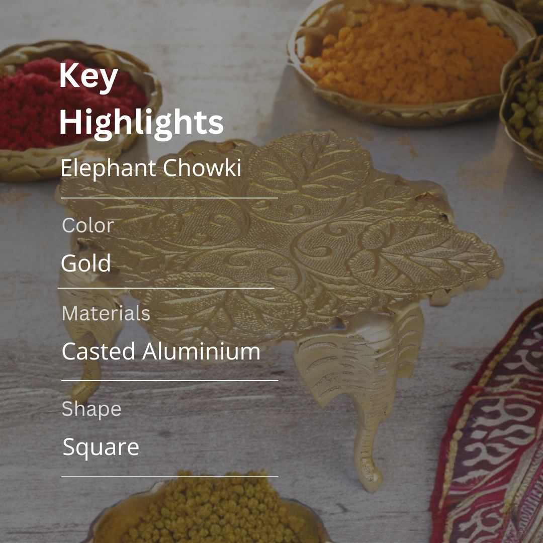 Gold Elephant Chowki