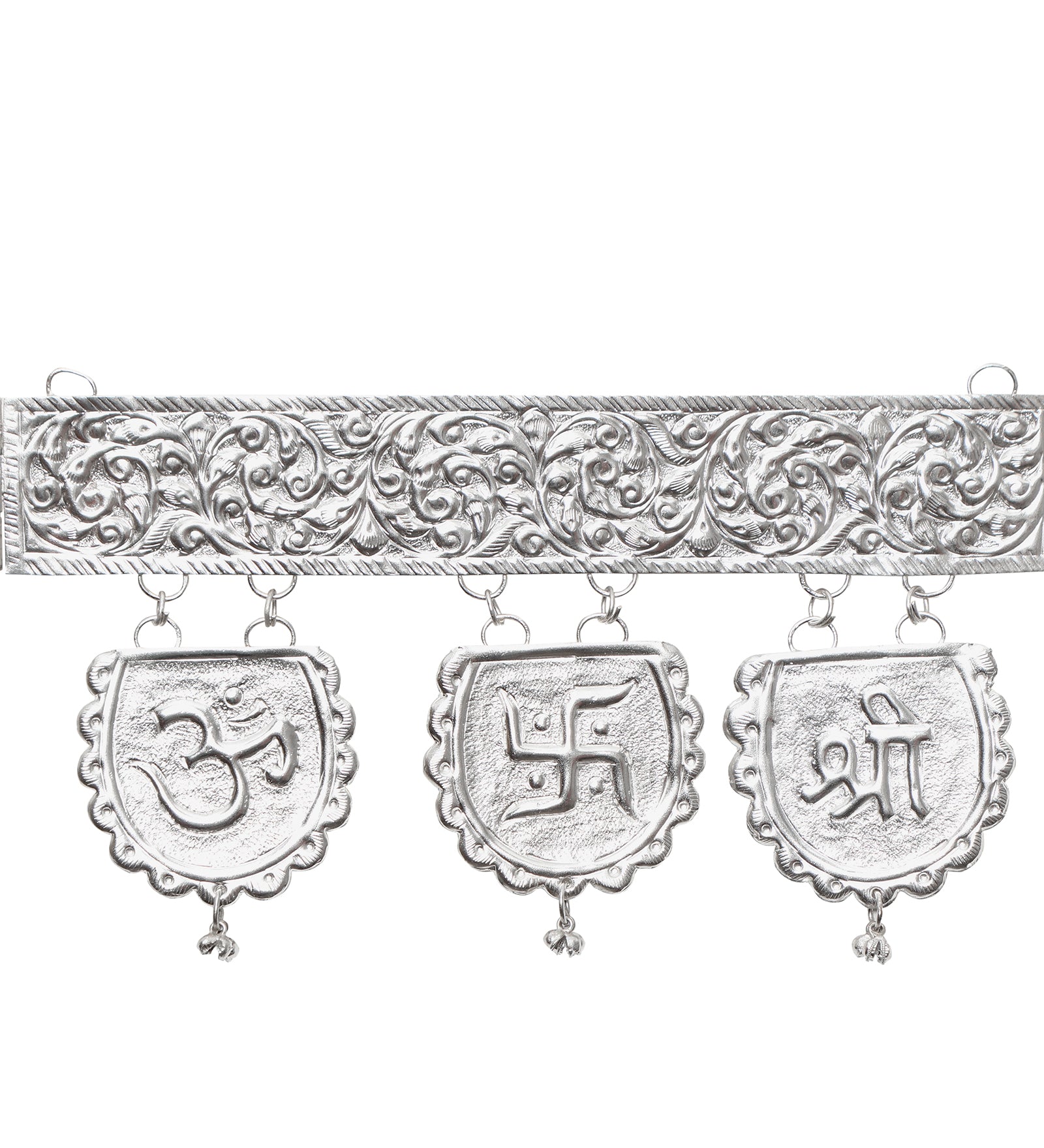 Silver Plated Shubh Labh Toran