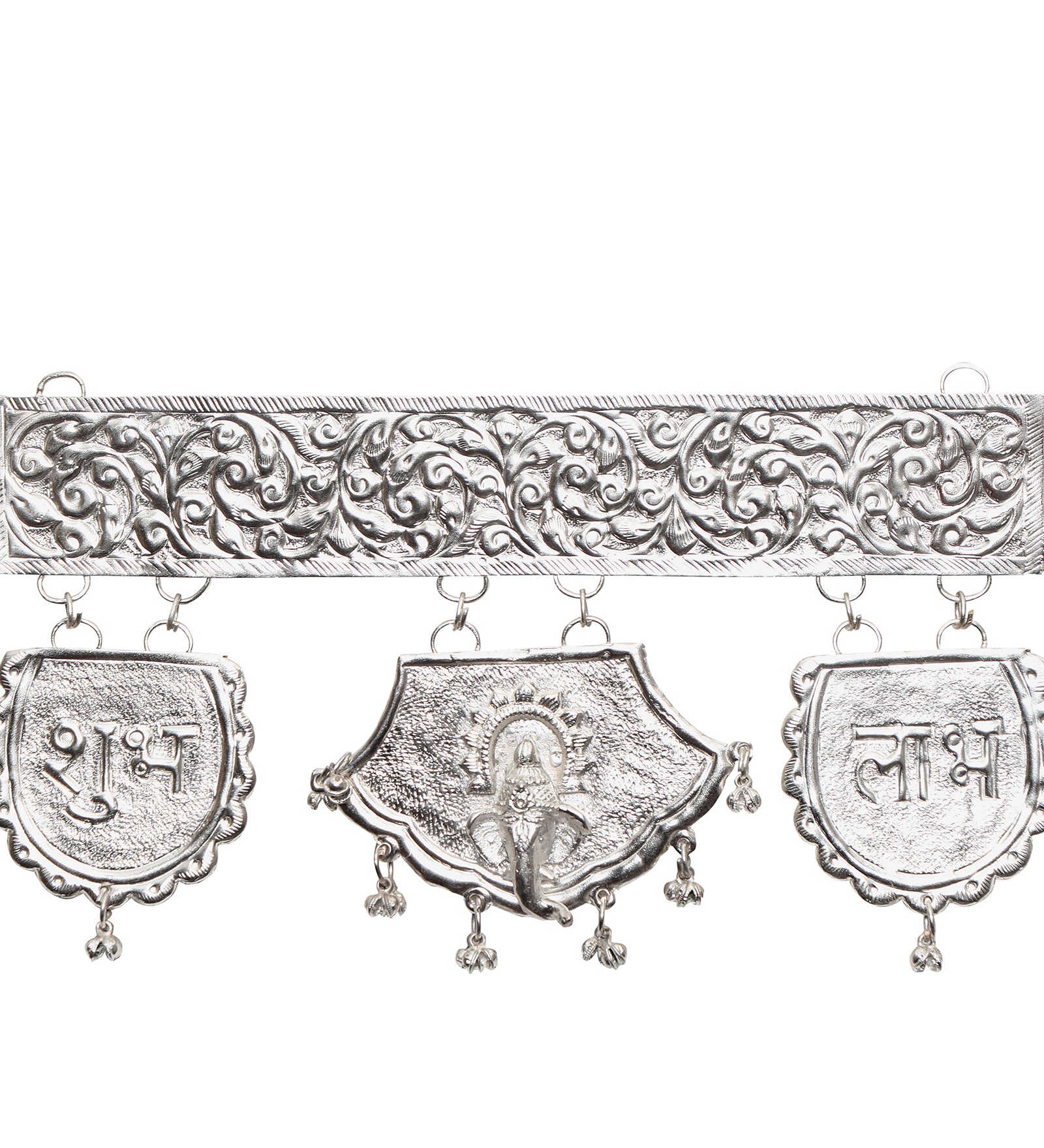 Silver Plated Shubh Labh Toran