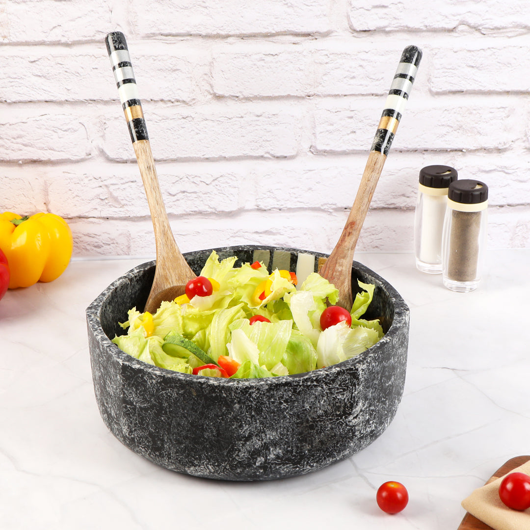 Salad Bowl - Black Line