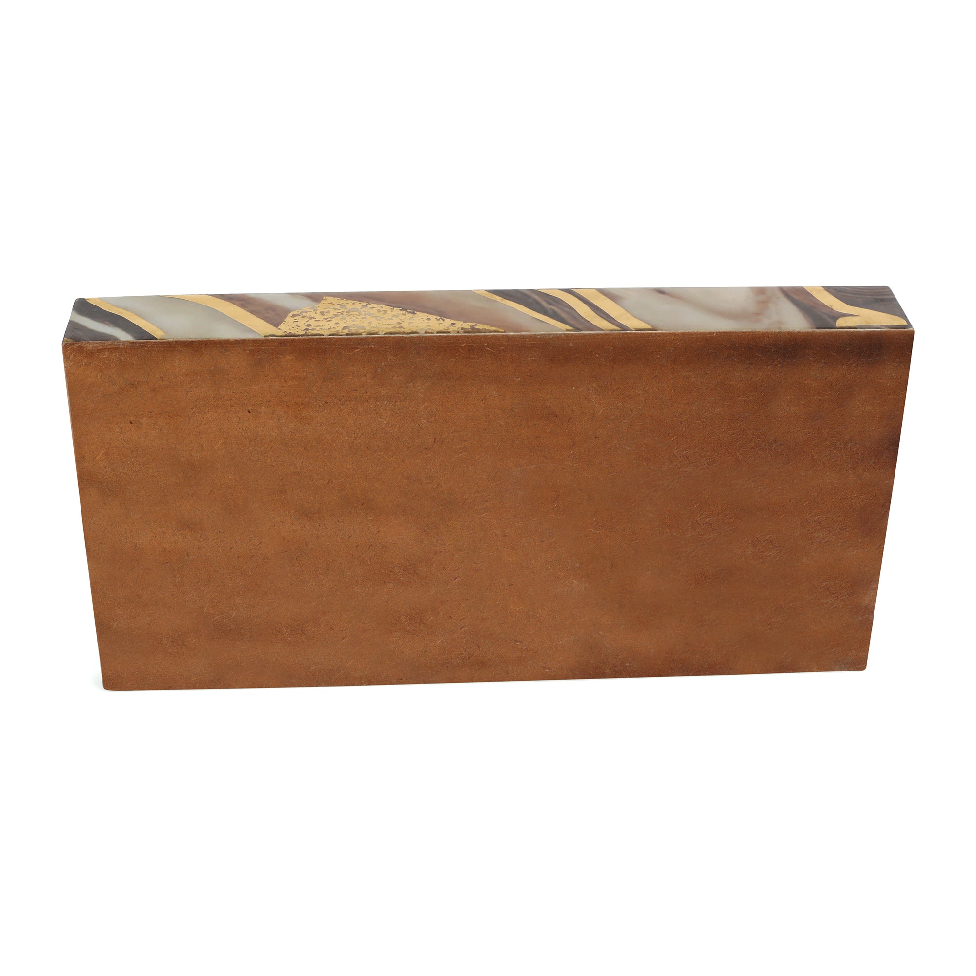 Rectangle Tray - Brown Marble