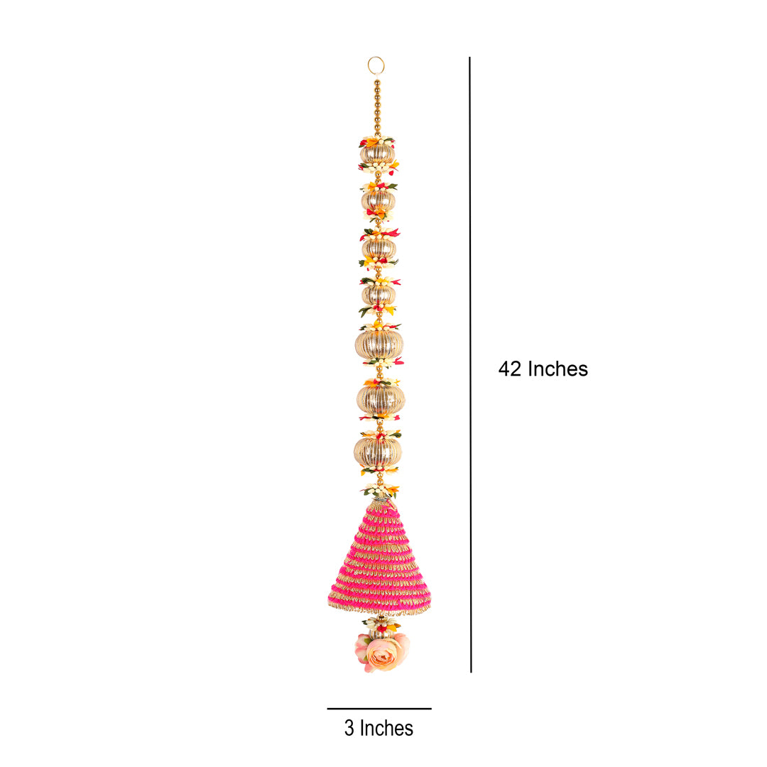 Side Hanging Toran Set Of 2 - Cone