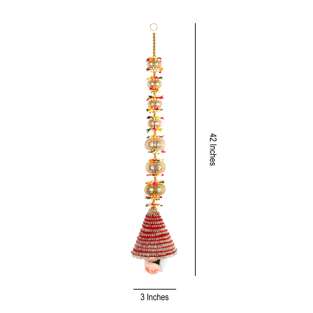 Side Hanging Toran Set Of 2 - Cone