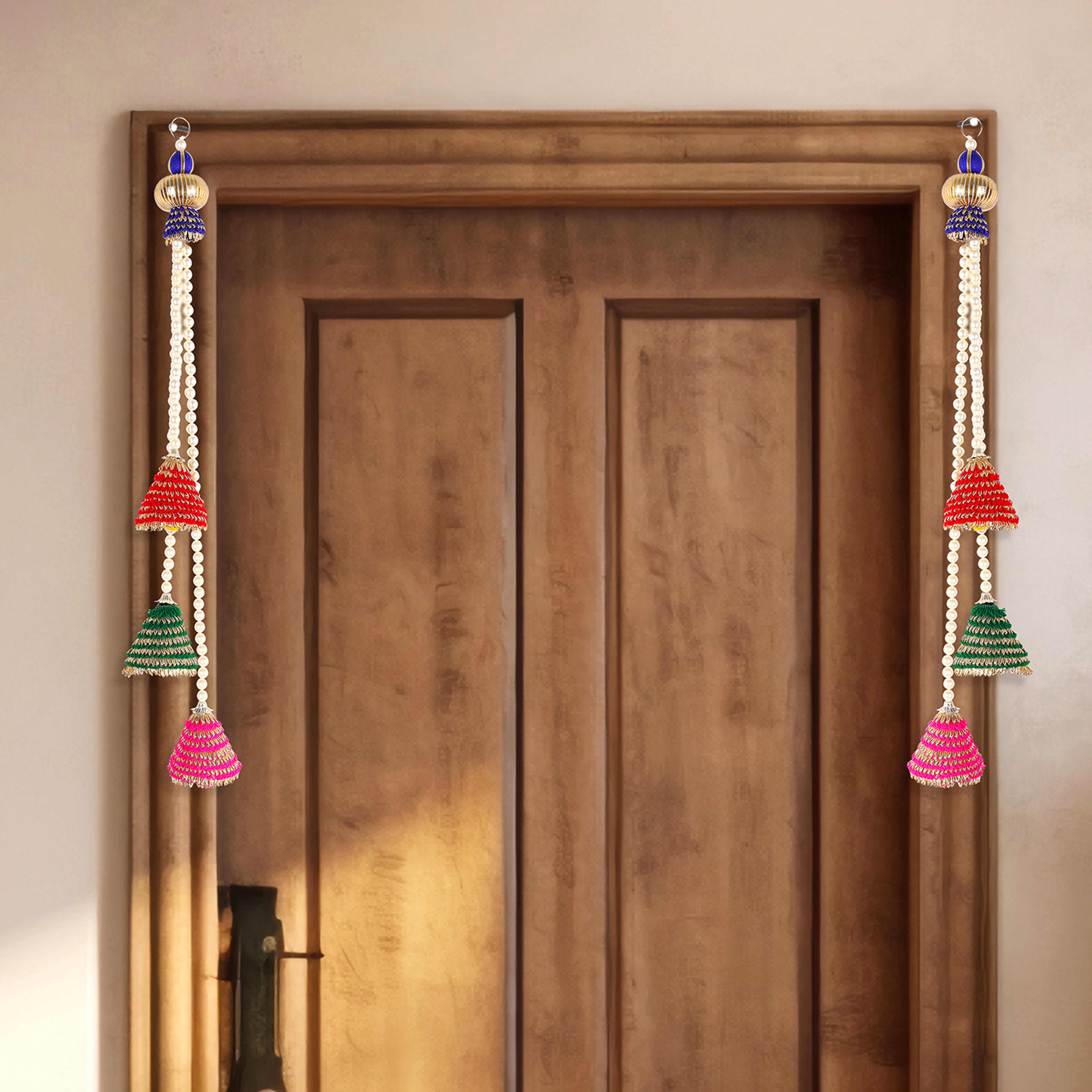 Side Hanging Toran Set Of 2 - 3 Bell