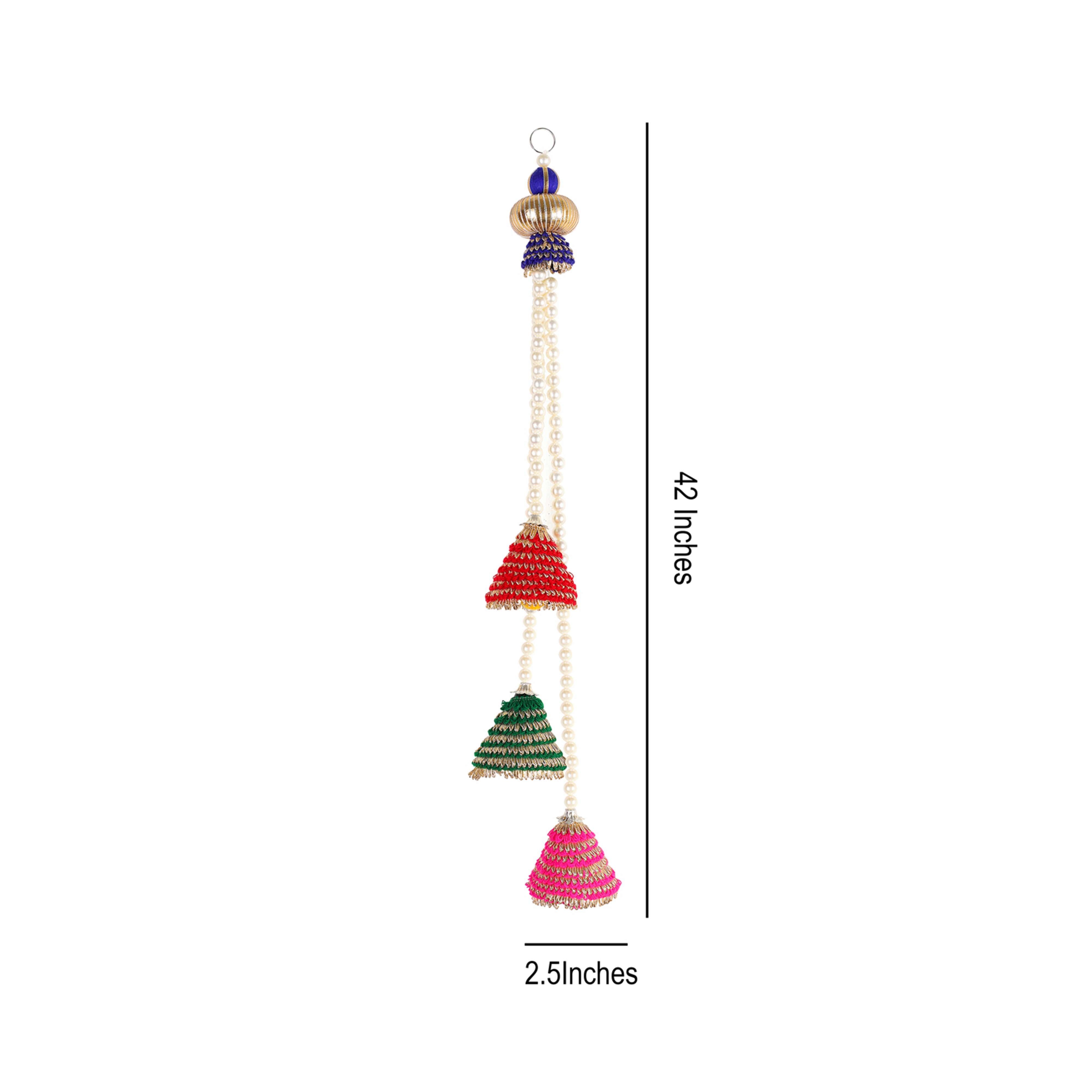 Side Hanging Toran Set Of 2 - 3 Bell